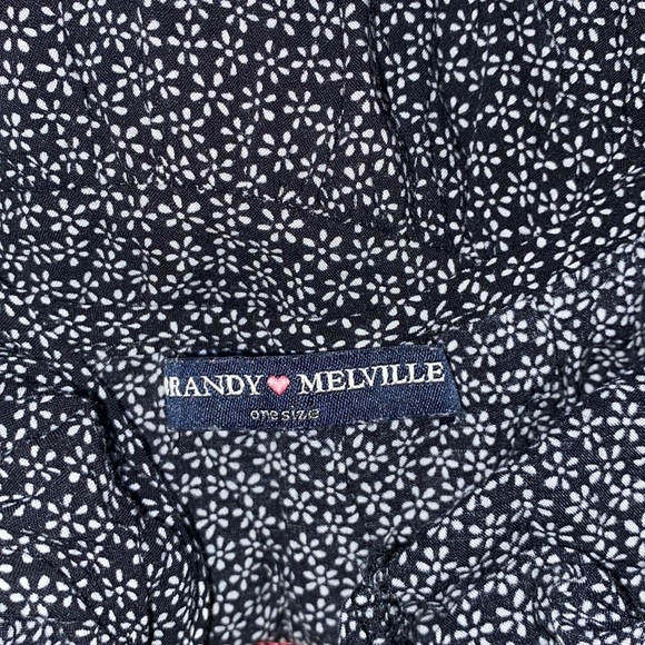 Brandy Melville Ditzy Floral Ruffle Low Back Dress - Picture 11 of 16